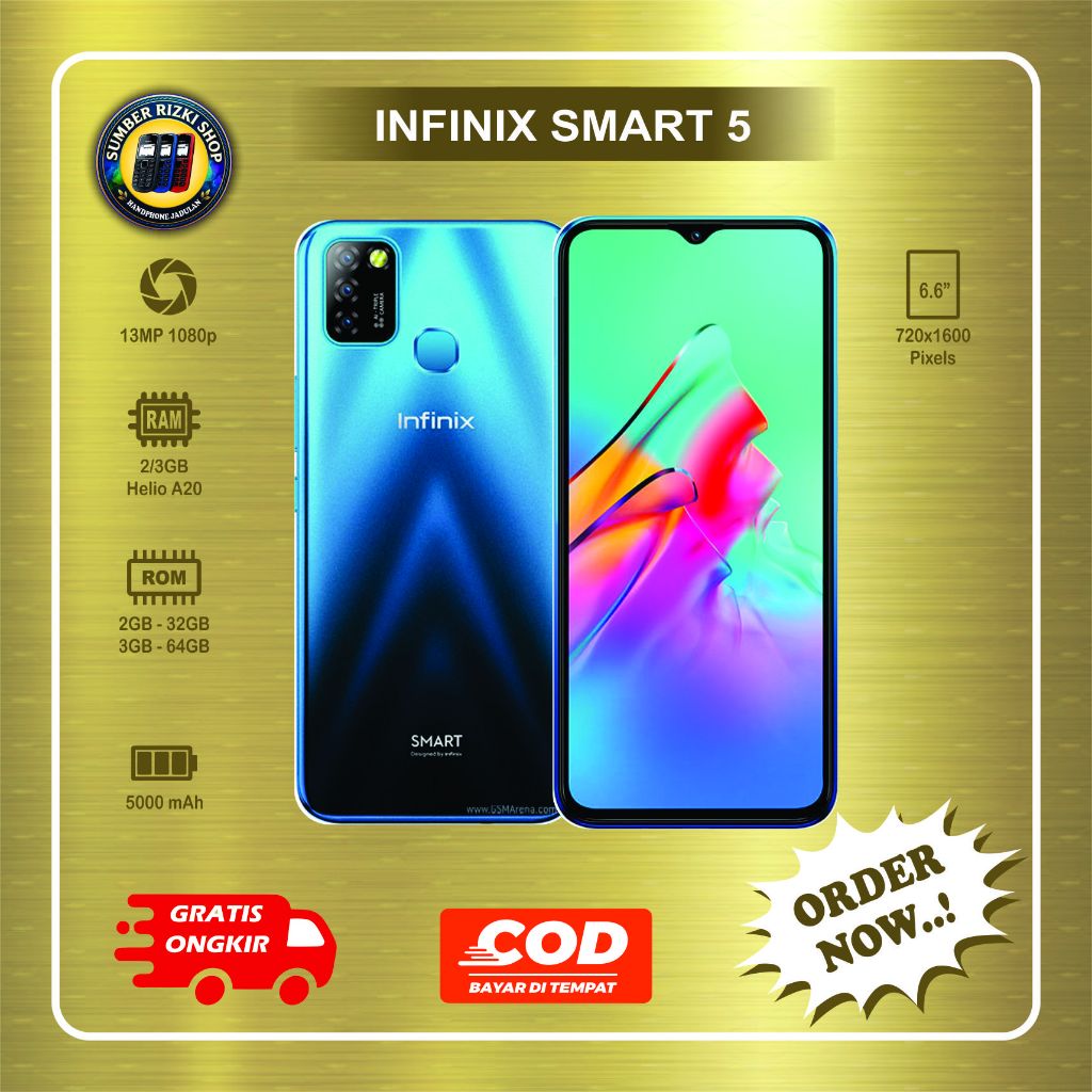 HP INFINIX SMART 5 Normal second batangan siap pakai