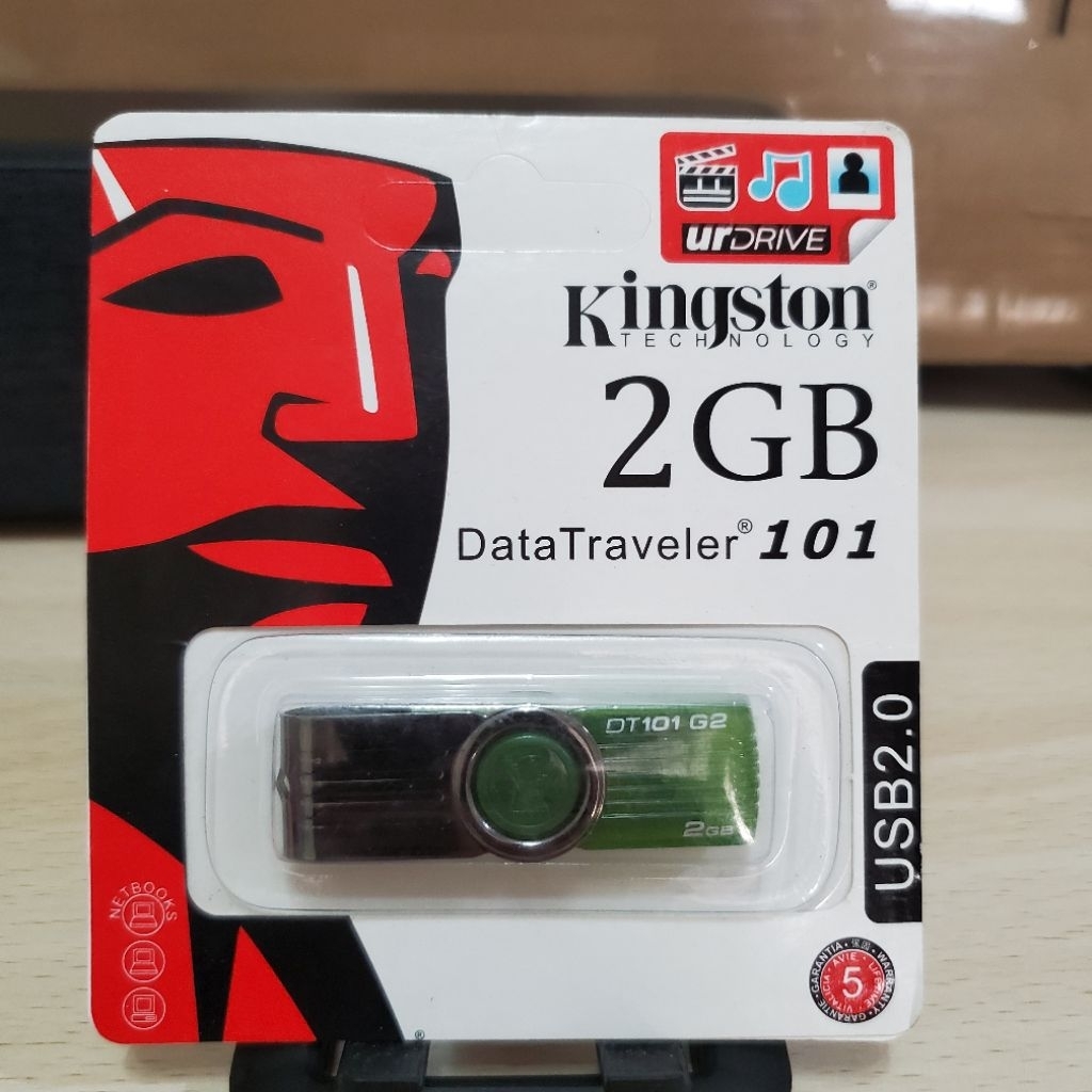 Kingston Technology  Data Traveler DT101 G2 USB 2.0 2GB Flashdrive Flashdisk Original
