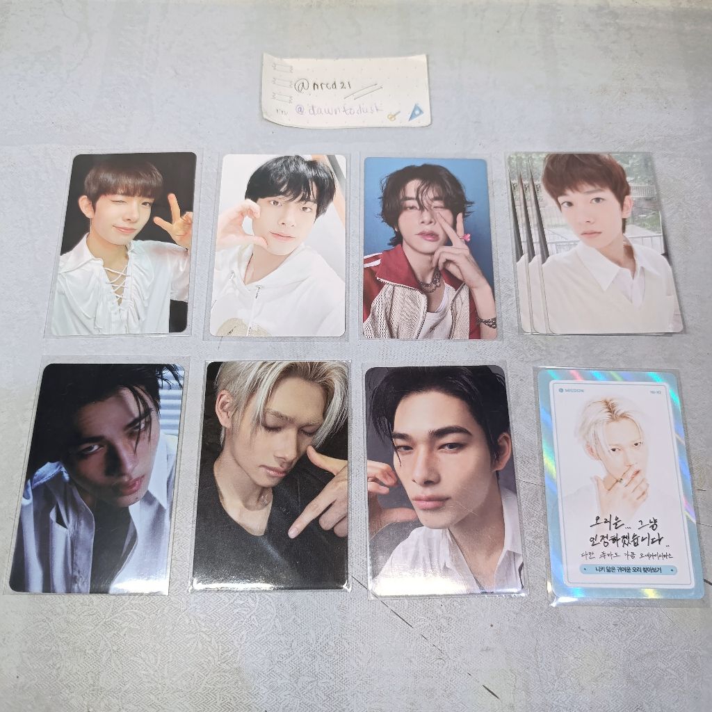READY ENHYPEN PHOTOCARD heeseung dusk sg21 jake ggu ggu inceptio ni-ki pob du pob wvjp tsv bene shop