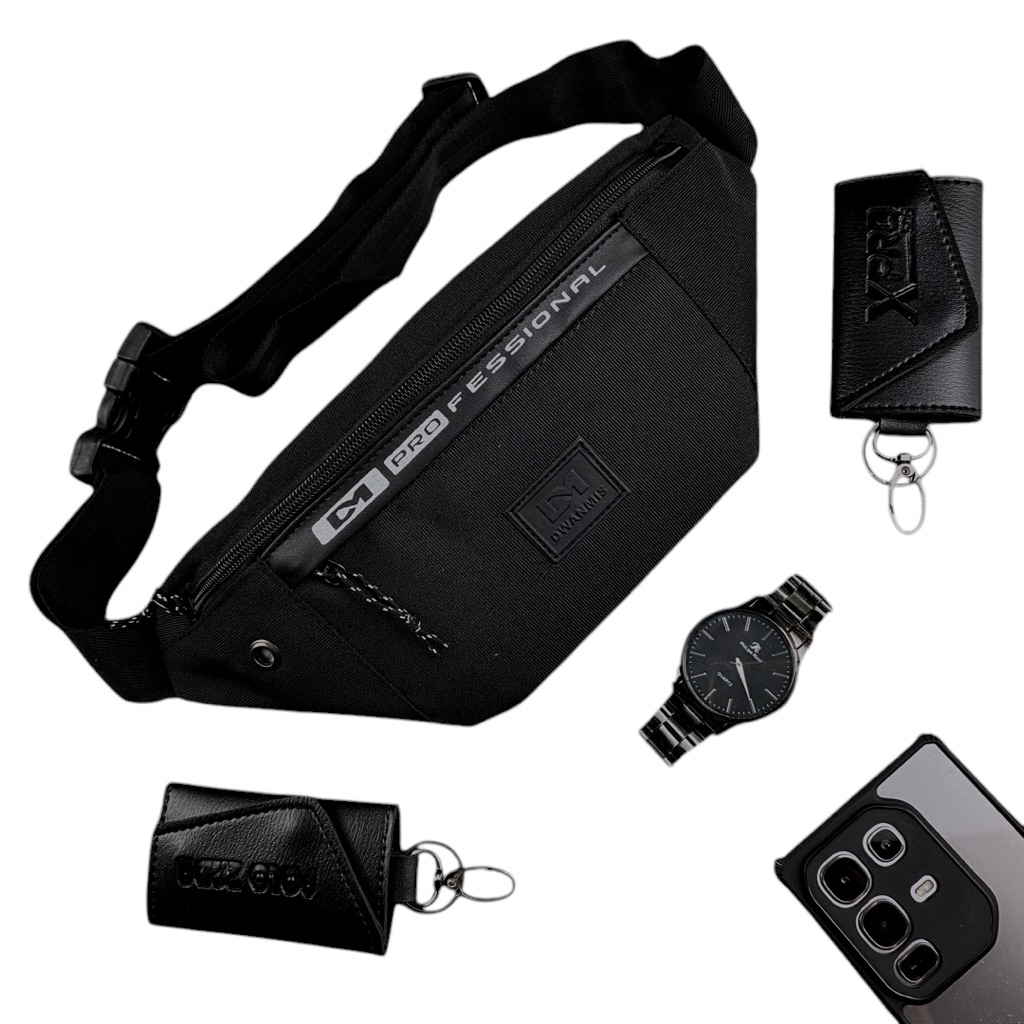 Tas Selempang Pria DWANMIS | Waistbag Premium High Quality