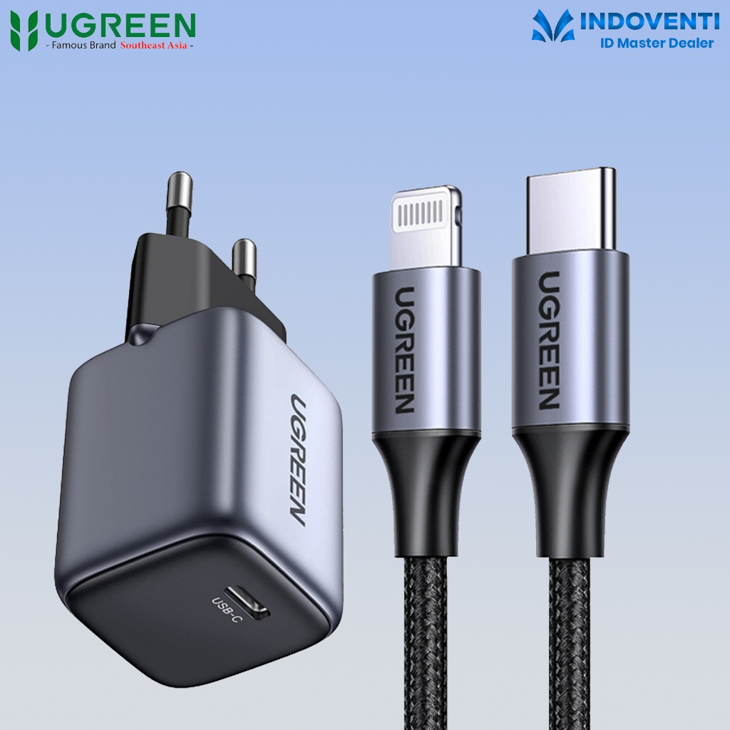UGREEN Charger Set Lightning MFi For iPhone Fast Charging