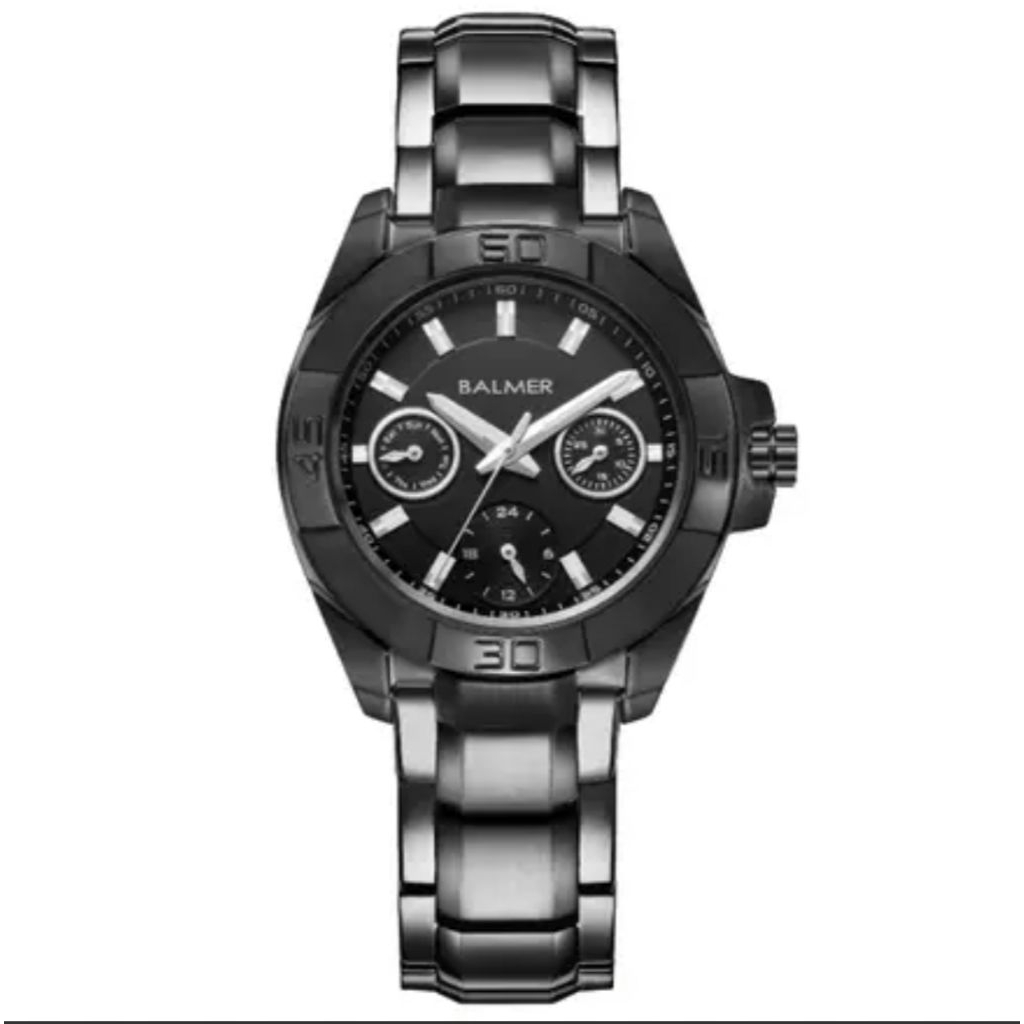 Jam Tangan Balmer 7928 Full Hitam Cewek
