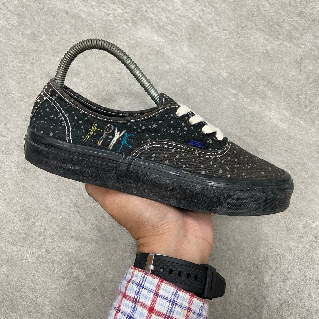 [Size 38] Rare Vans Authentic 44 DX Anaheim Factory OG Cosmic Love Black (VN0A5KX4AVU) Second Origin