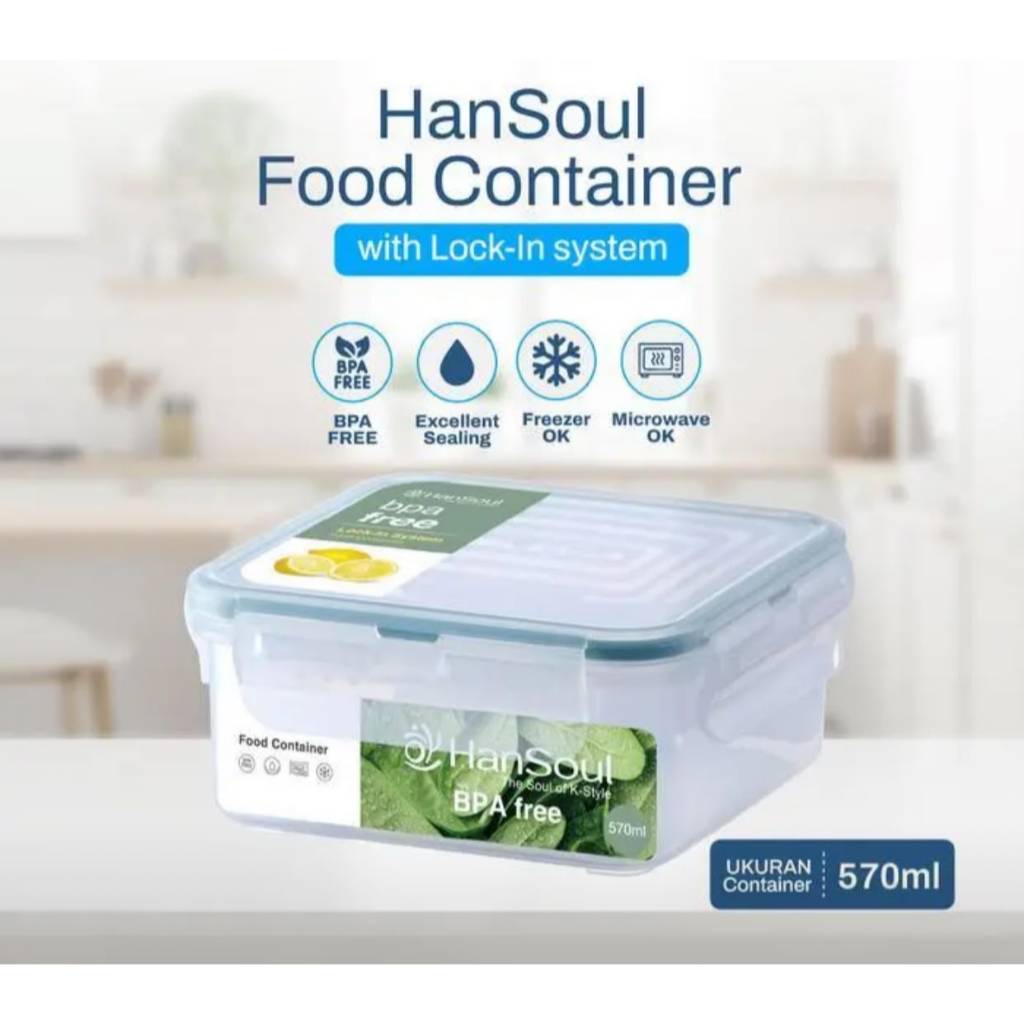. HANSOUL HFC 55431 CL CONTAINER 570 ML