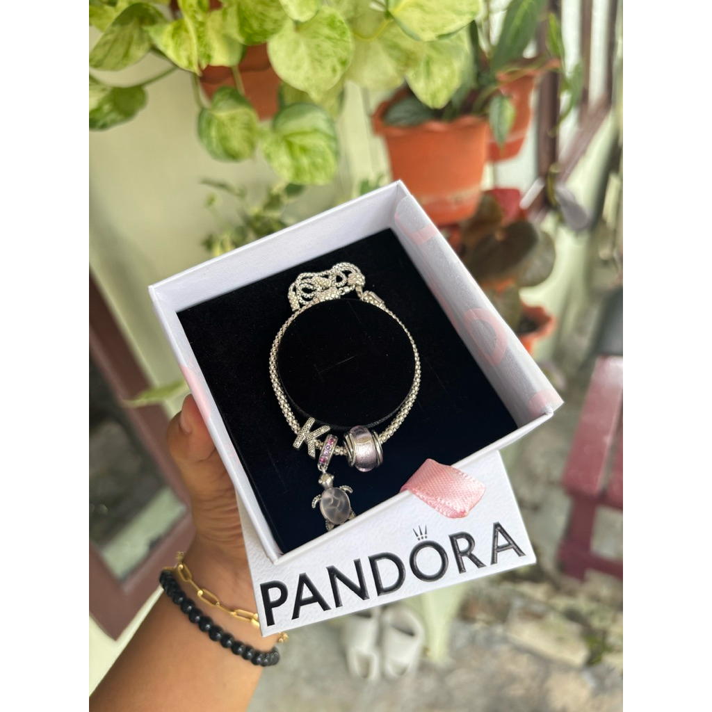 Pandora Studded Chain Slider Bracelet