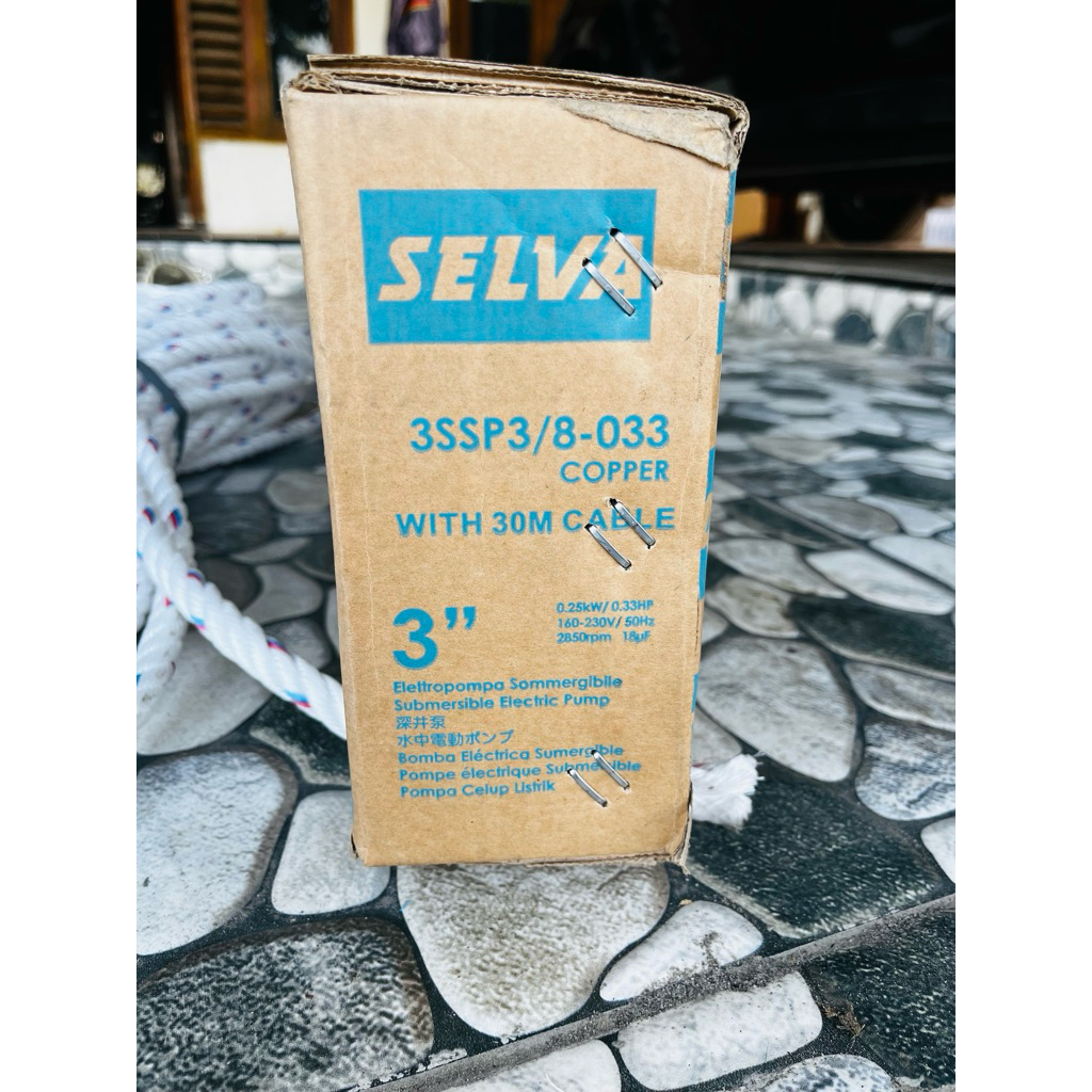 sibel selva 0,33 hp casing 3inc out 1 inc