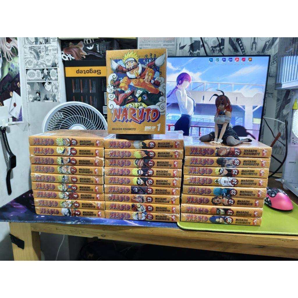 Komik Naruto Bind Up Edition Vol 1-27 Fullset Segel