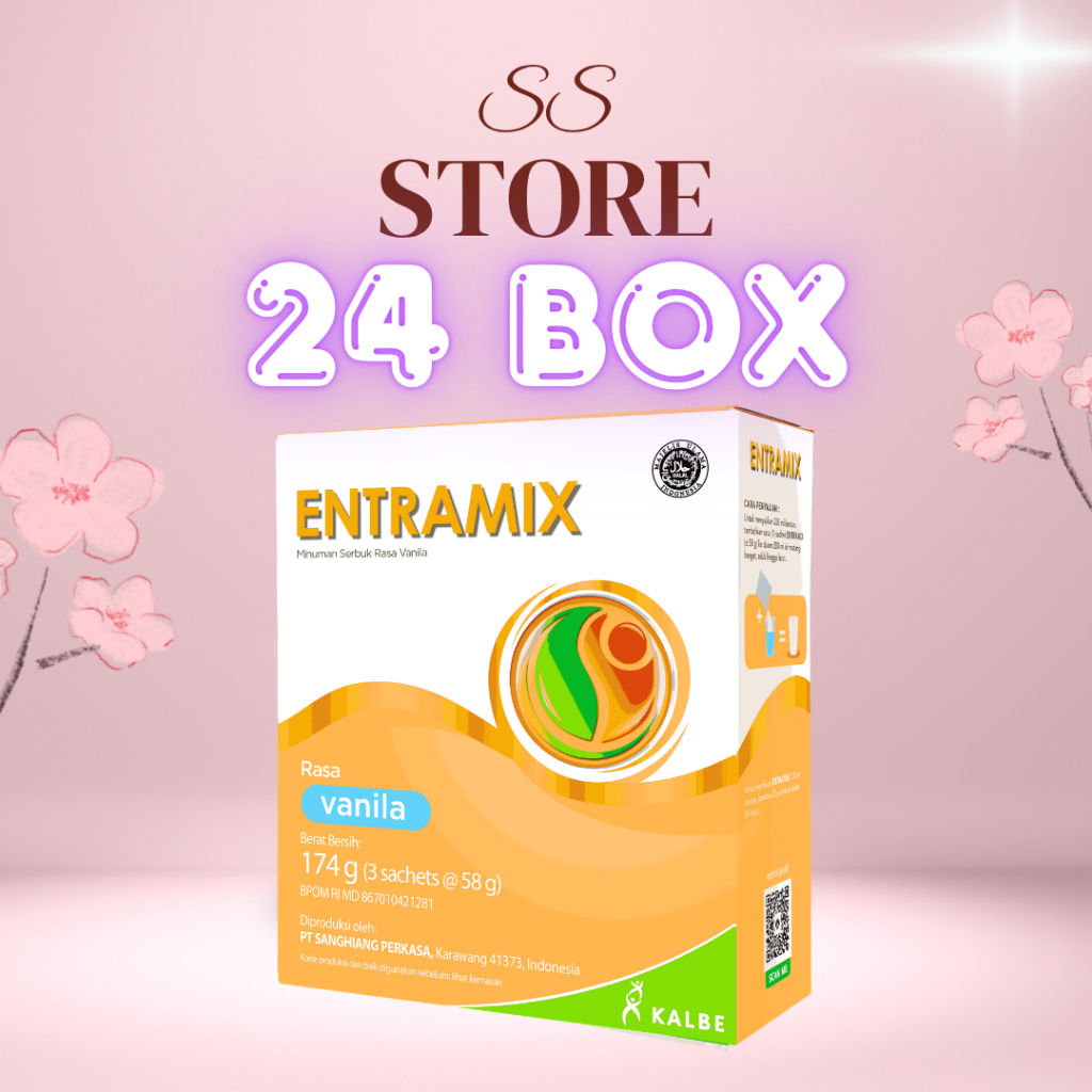Entramix Vanilla Cokelat 24 box/1 karton Bundle 24 box/1 karton
