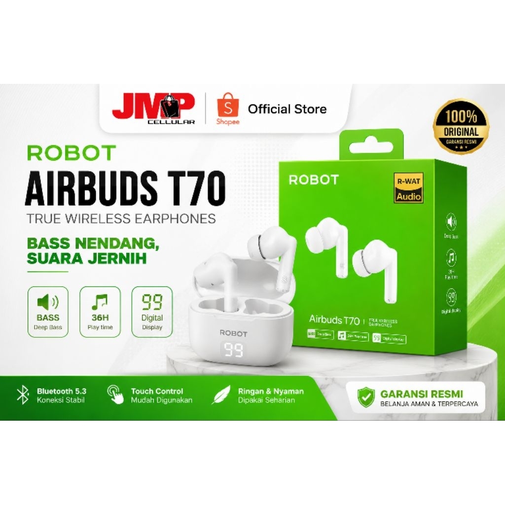 TWS Robot Airbuds T70