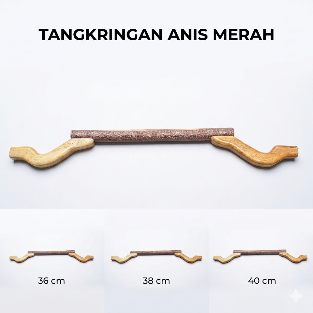 TANGKRINGAN GAWANG ANIS MERAH AMPLAS