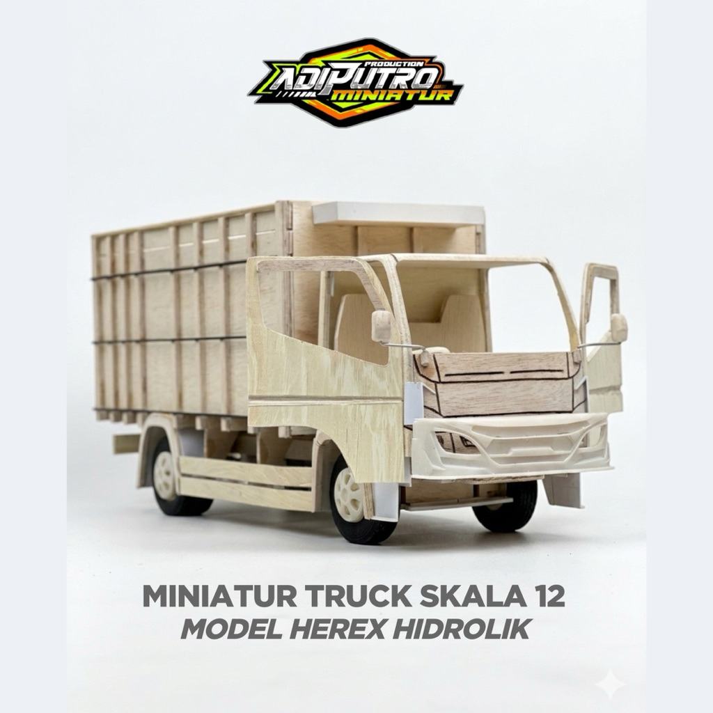 MINIATUR TRUCK MENTAHAN HEREX HIDROLIK SKALA 12 (P57cm,T26cm,L19cm)