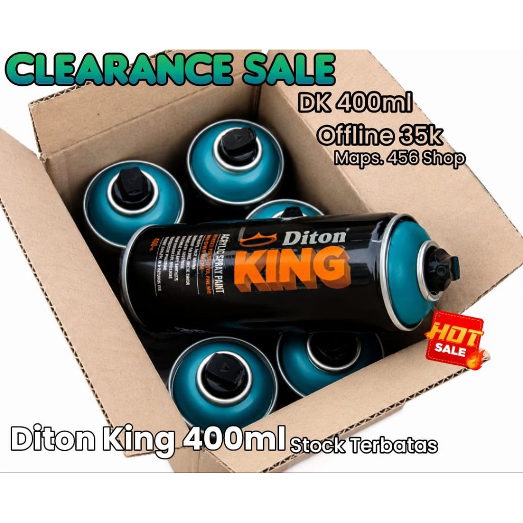 Link Promo Diton King 400Ml Cans Spray Paint Graffiti kaleng Diton King