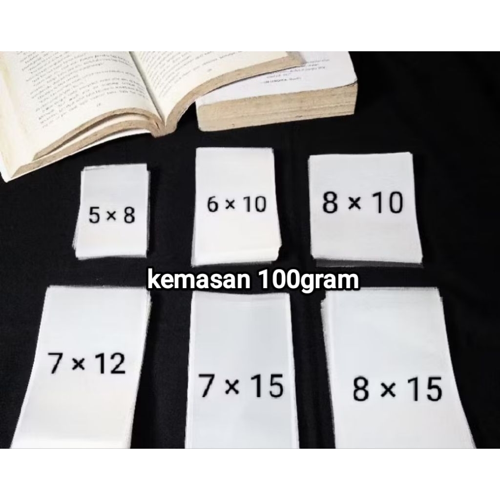 [ 100 Gram ] Plastik Opp/Plastik Kaca Bening Tanpa Lem/Kemasan 100 gram