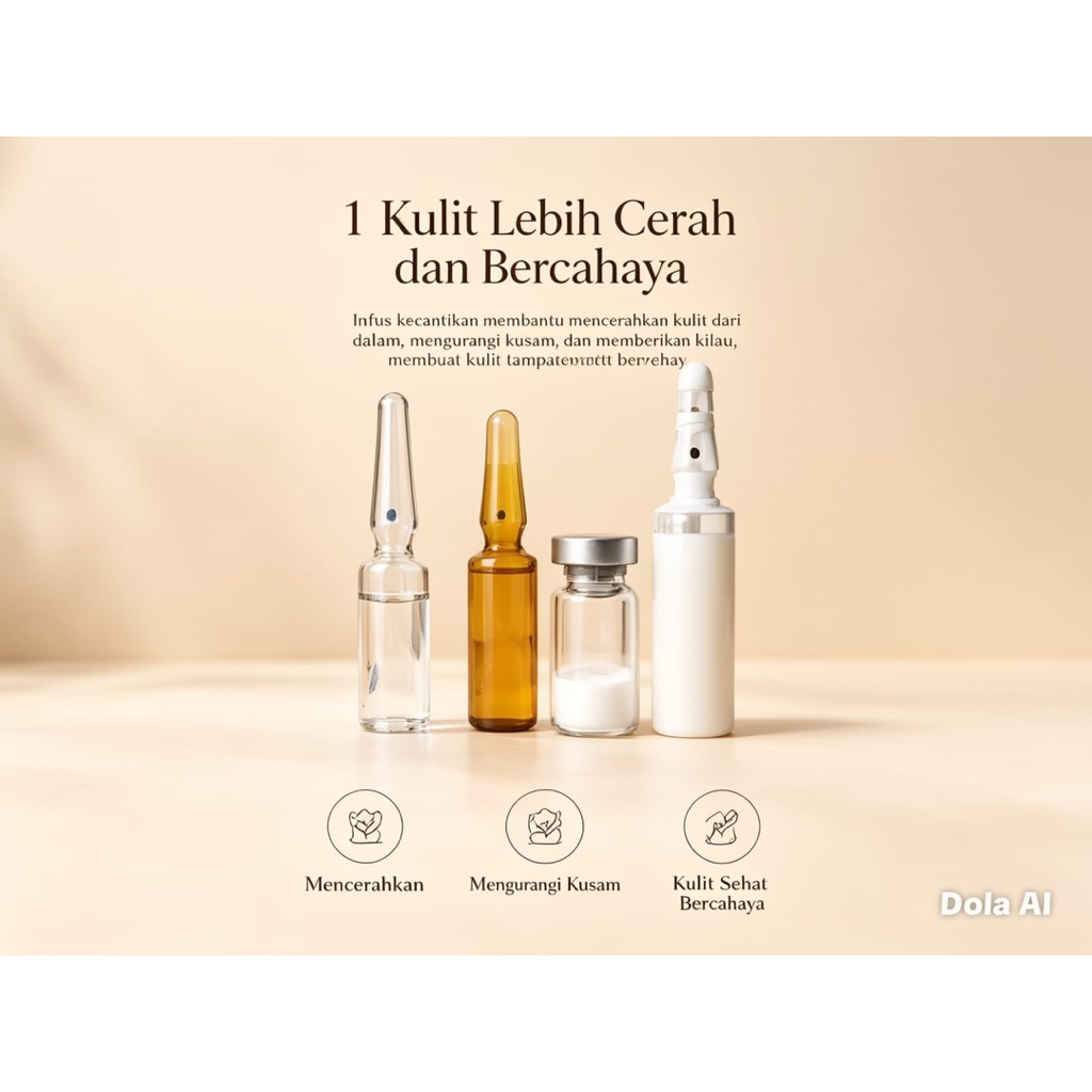 Infus Milky Whitening Susu Stemcell Dan Glutathion