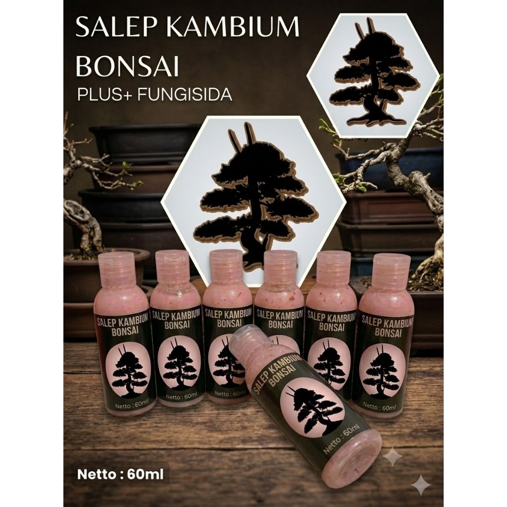 SALEP KAMBIUM BONSAI/SALEP KAMBIUM F1 60ML SALEP PENUTUP LUKA POTONG TERMURAH