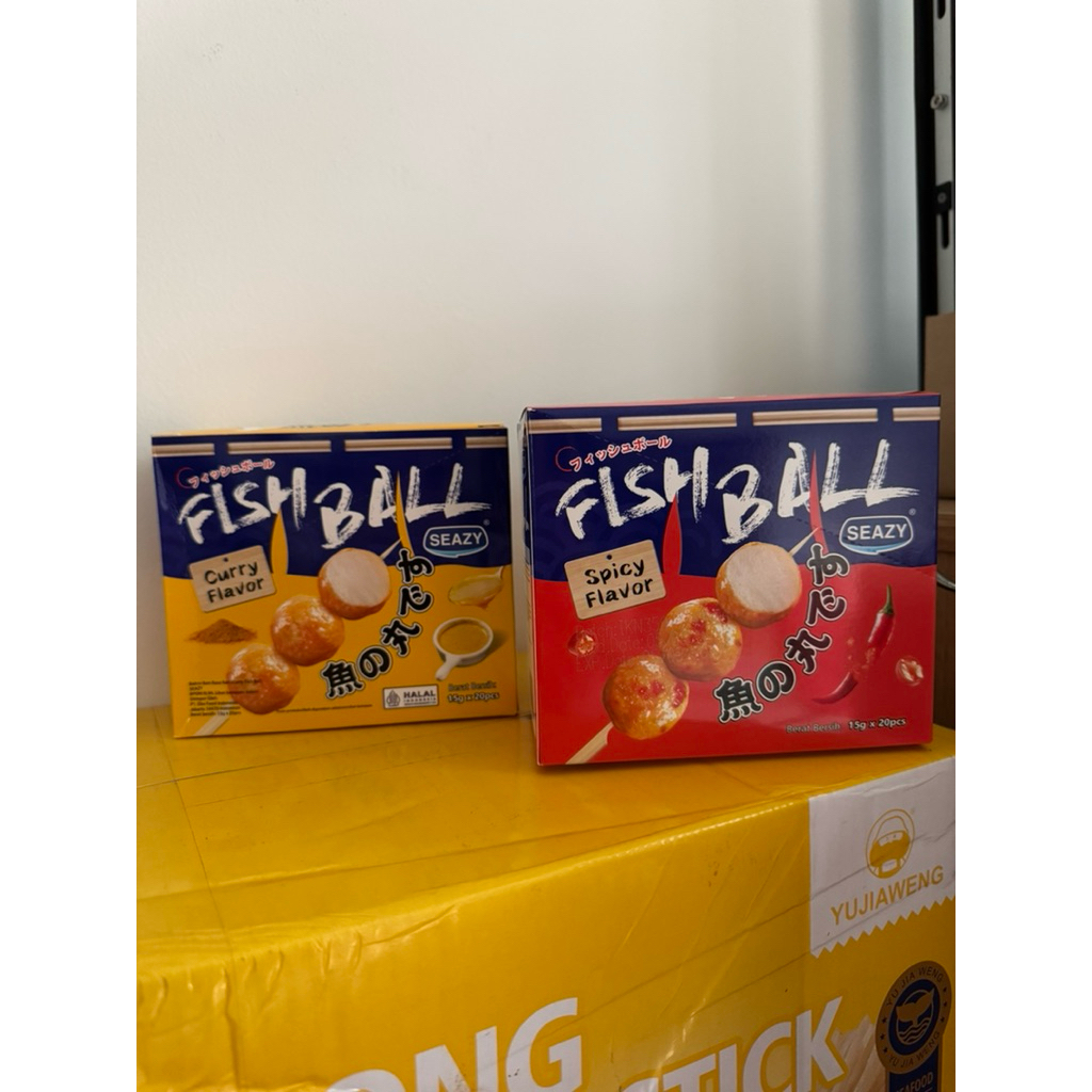 Seazy - Fish Ball Rasa Curry dan Spicy isi 20