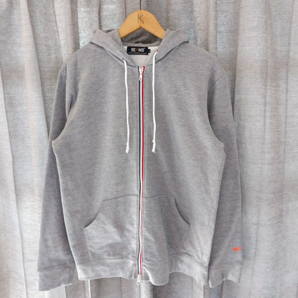Beams Japan double zipper hoodie