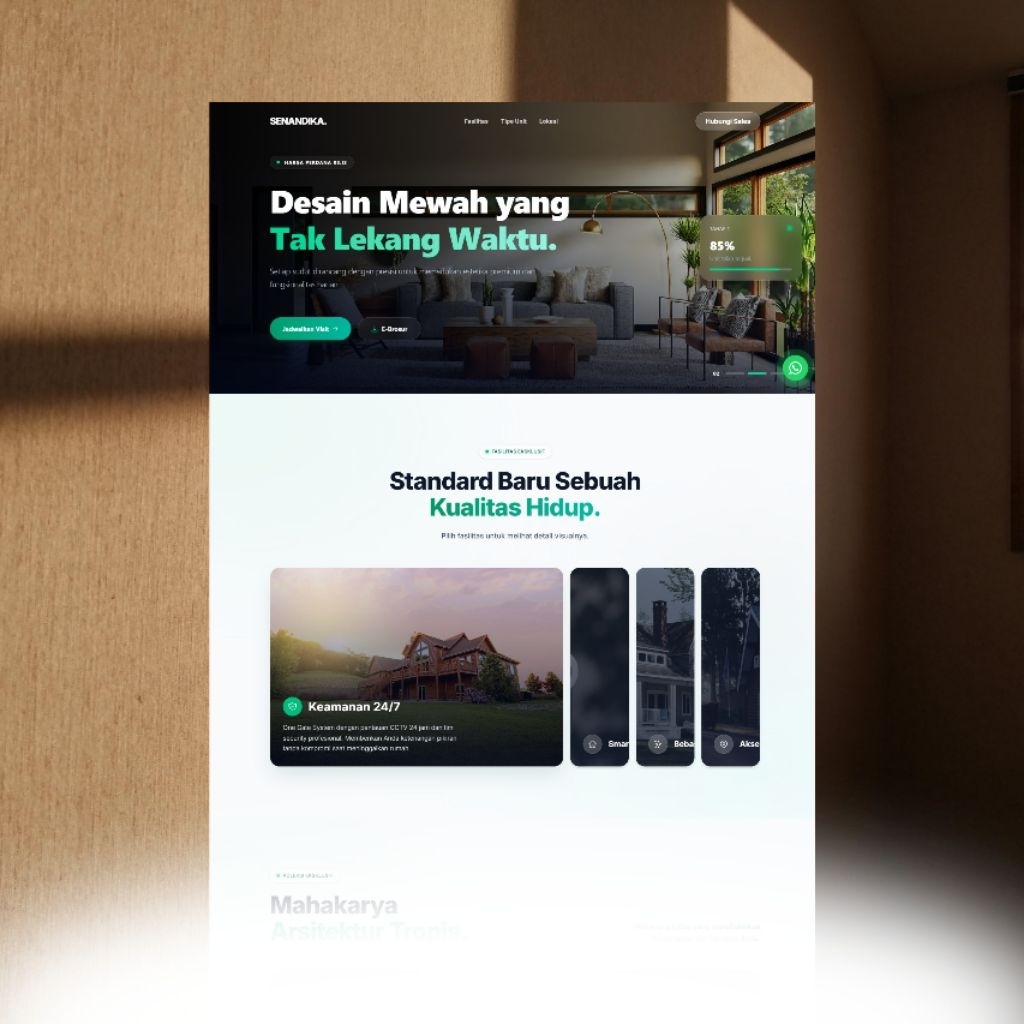Source Code Website Properti Premium - Landing Page Perumahan / Kost Automasi WhatsApp + Cloud Serve