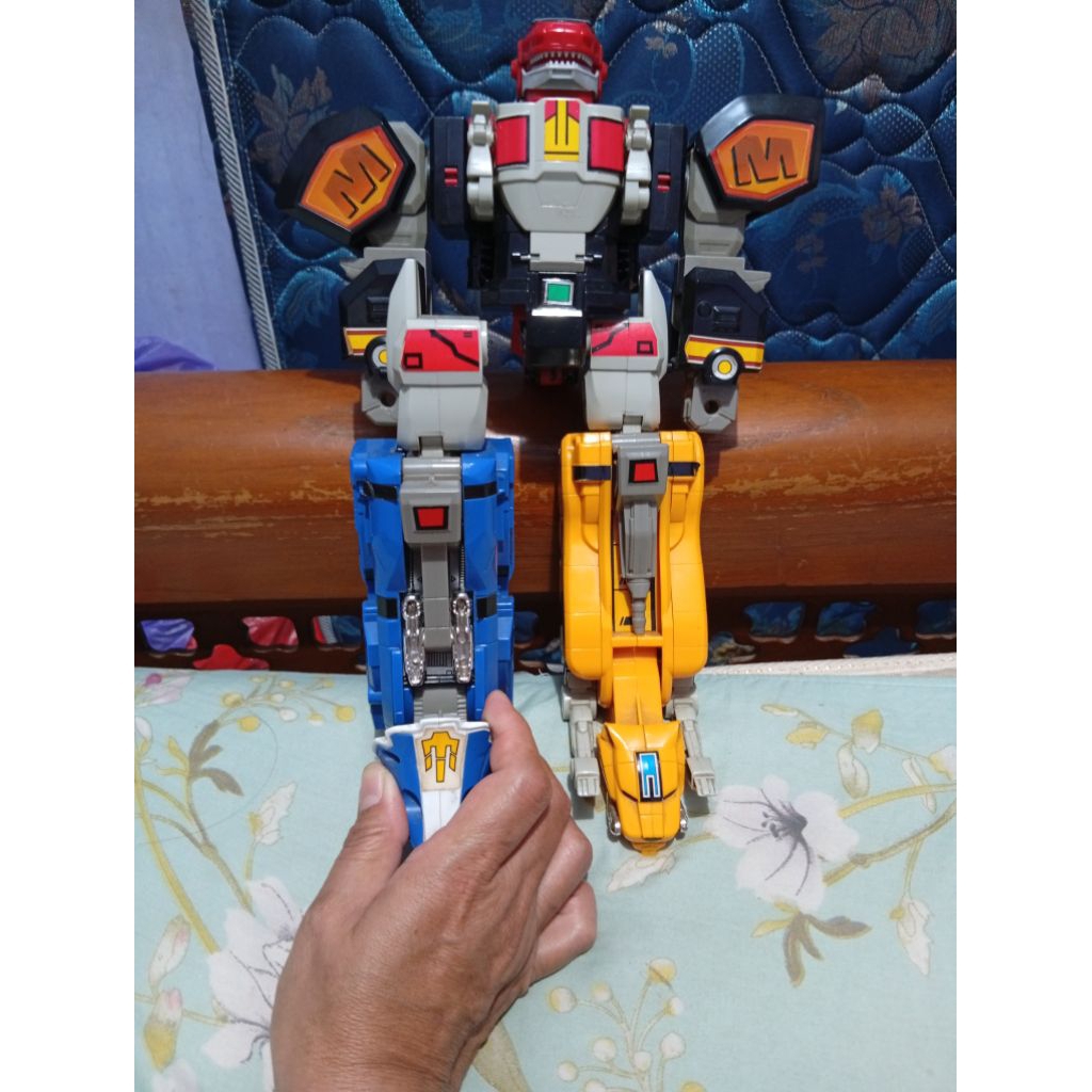 POWER RANGERS DELUXE DINO MEGAZORD COMPLETE 1991 bandai