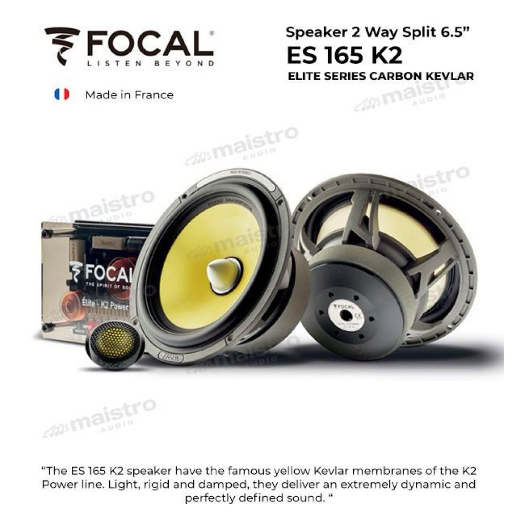 FOCAL ES 165 K2 - Speaker 2 Way Component Kit