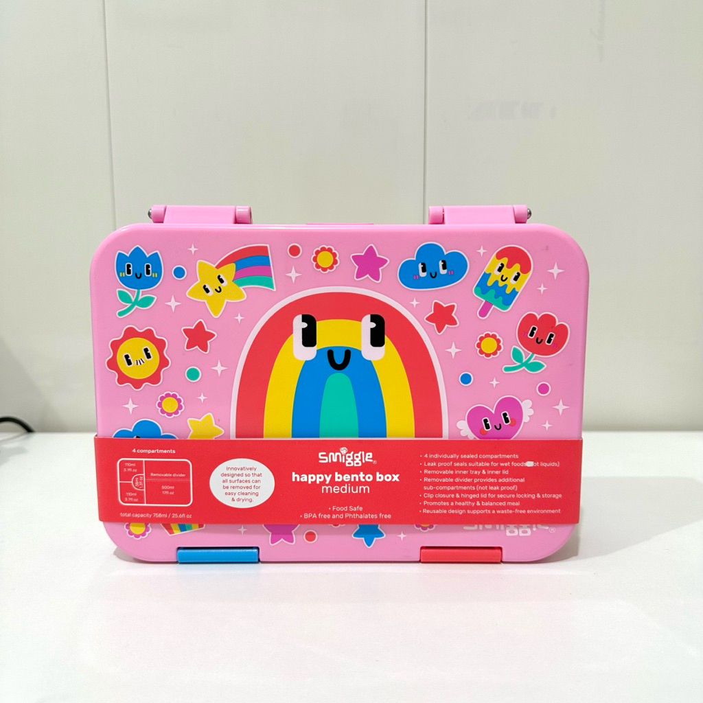 Smiggle Bento Box / Smiggle Lunch Box / Kotak Makan Smiggle / Lunch Box Smiggle / Tempat Makan Smigg