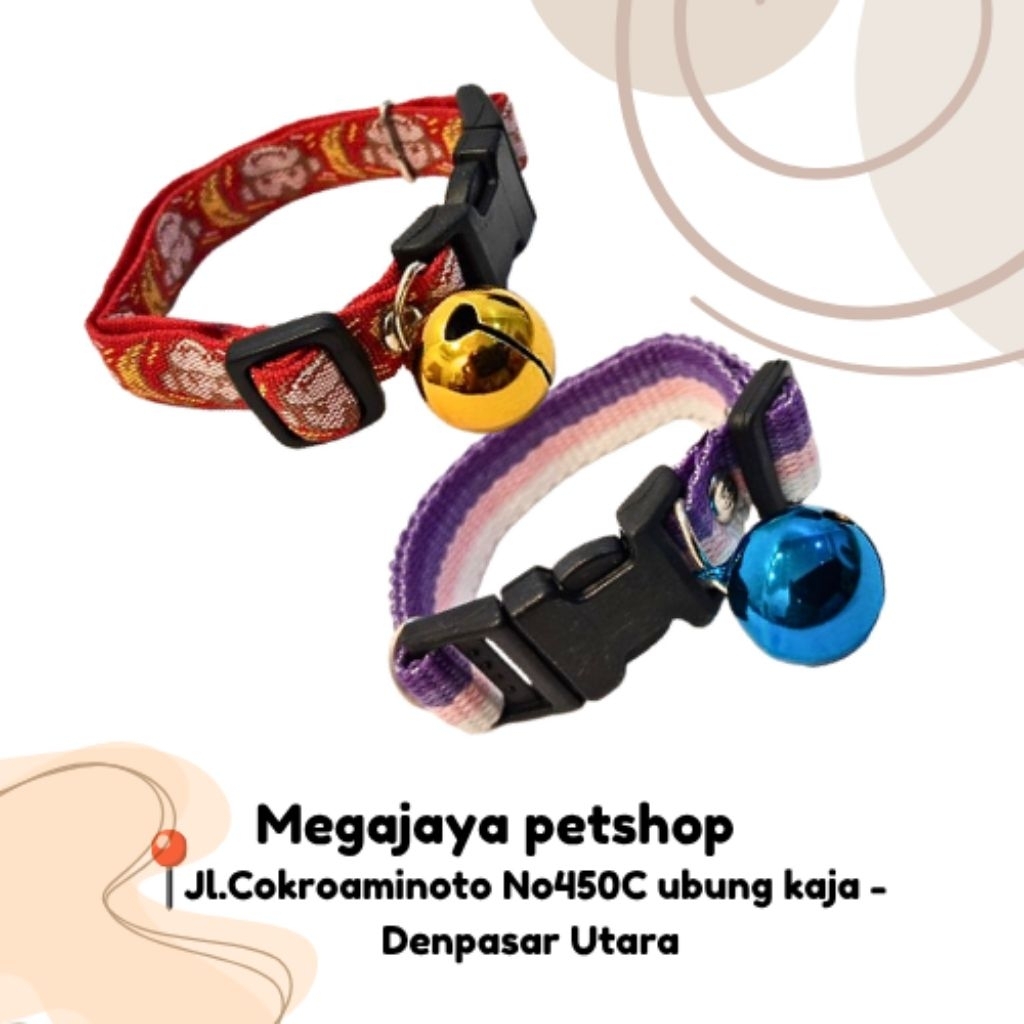 kalung kucing lonceng besar