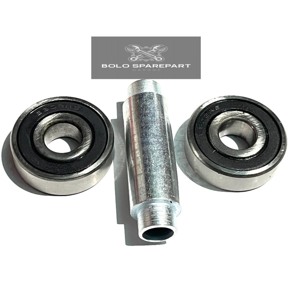 As 12mm/Paket Bosh Bos Tromol Belakang Megapro GL Pro Mac GL 100/Laher 6302/Bos 12mm/Bosh Roda Belak