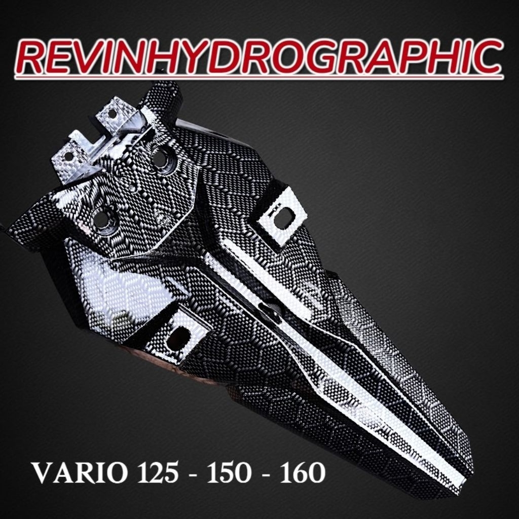 SPAKBOR BELAKANG VARIO NEW CARBON WTP HEXAGON