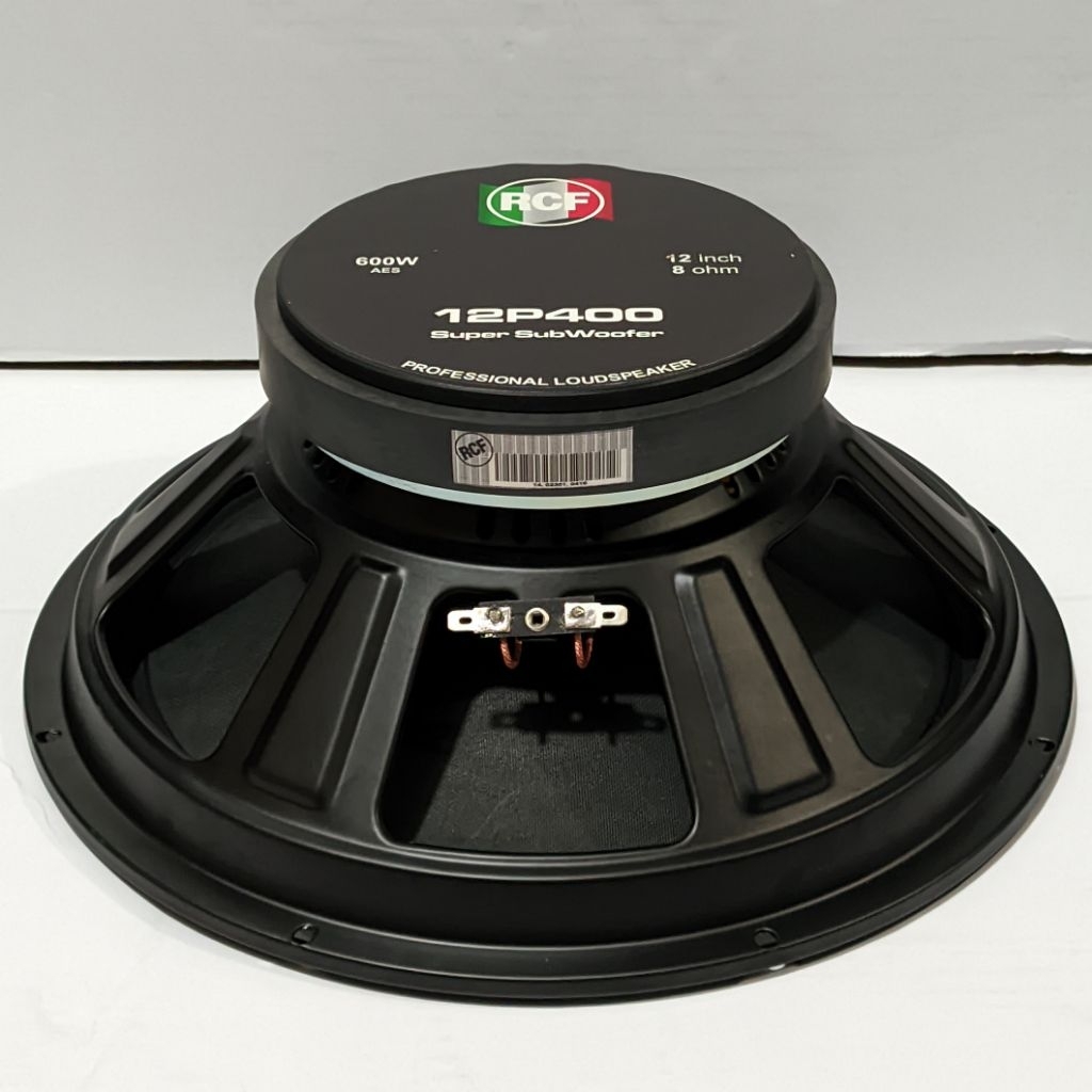speaker komponen 12 inch RCF 12P400 NEW 600 watts VC 3 IN ORIGINAL GRADE A / untuk subwoofer miniatu