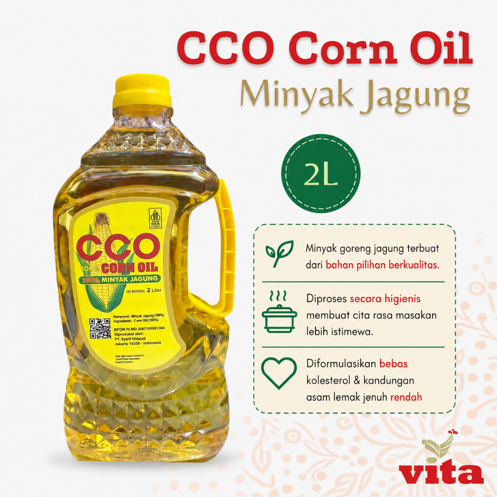 Minyak Goreng Jagung Import CCO Corn Oil 2liter