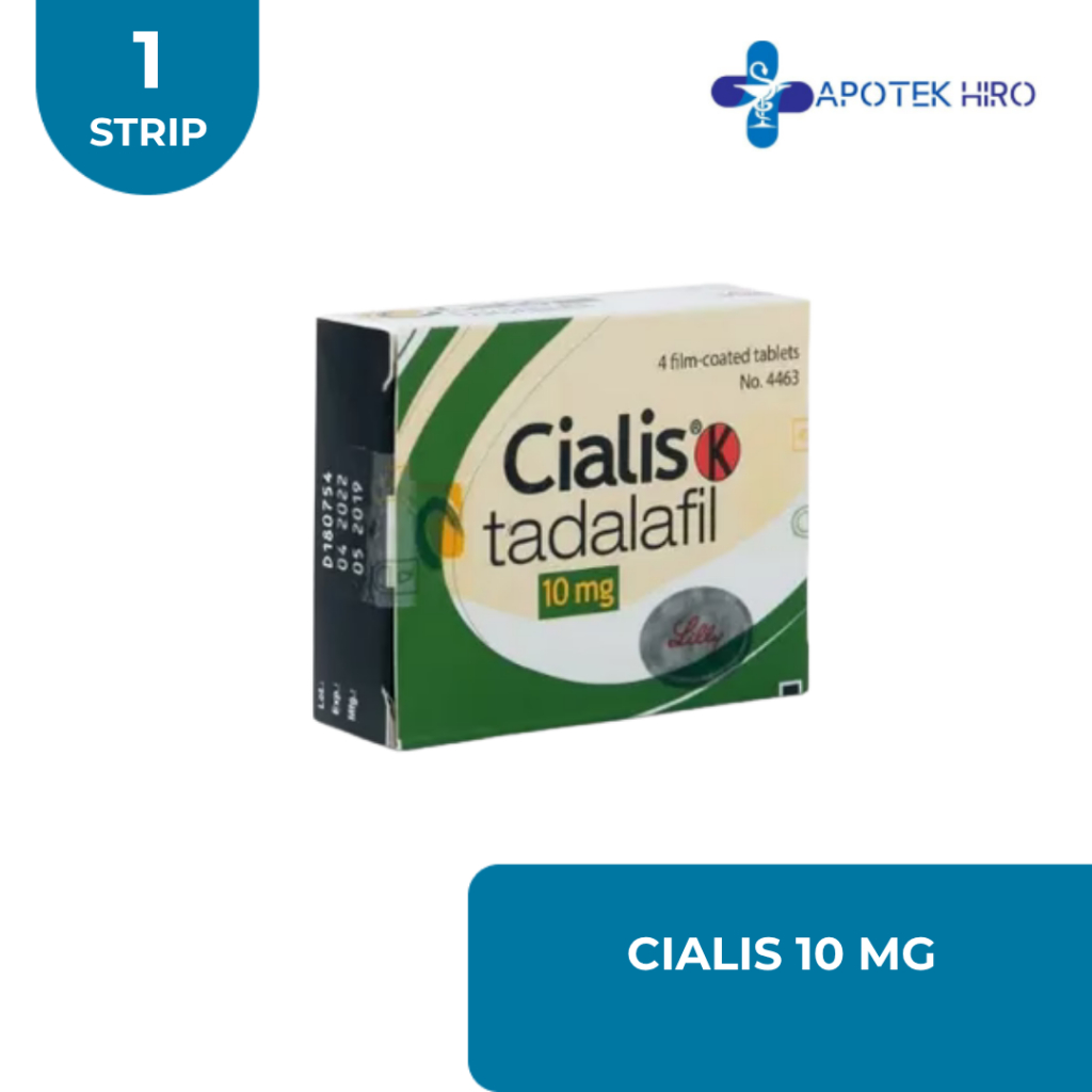 CIALIS 10 MG 1 BLISTER @ 2 TABLET SALUT SELAPUT