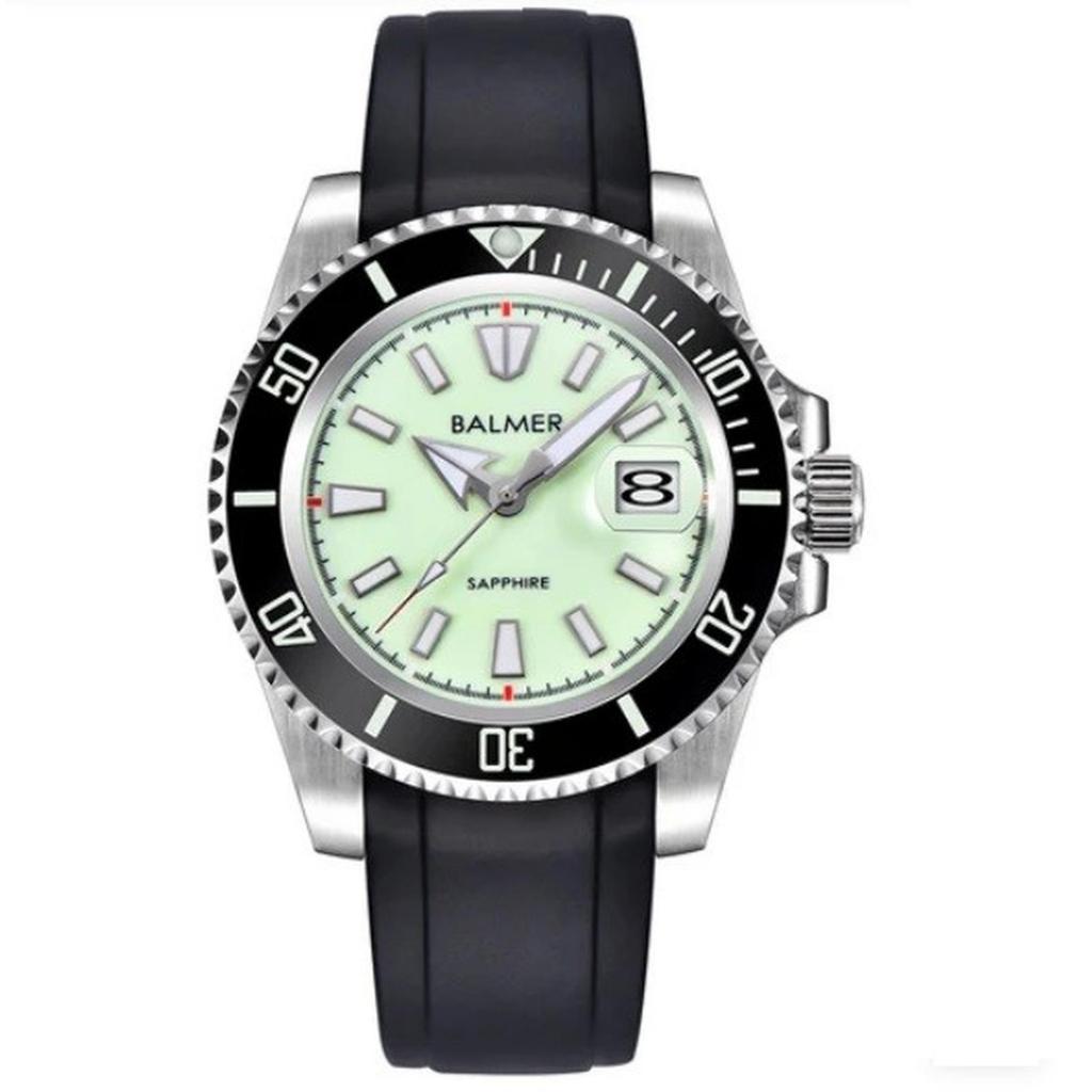 Balmer 8138 Jam Tangan Pria Analog Sapphire Glass-Rubber