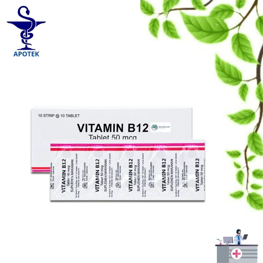 Vitamin B12 novapharin - 1 strip