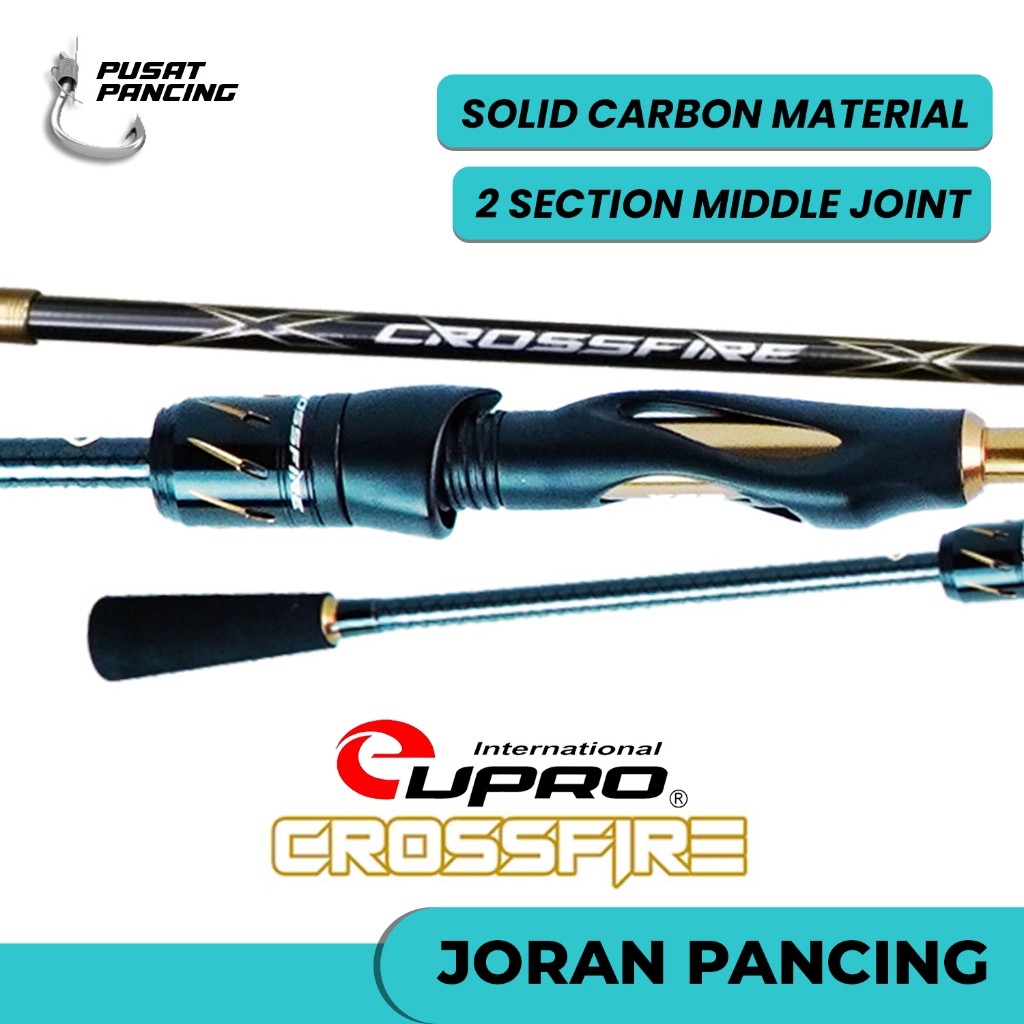 EUPRO Joran Pancing Spinning CROSSFIRE 662 - 702 Carbon Solid Material Graphite Lite 24 XSB Blank Jo