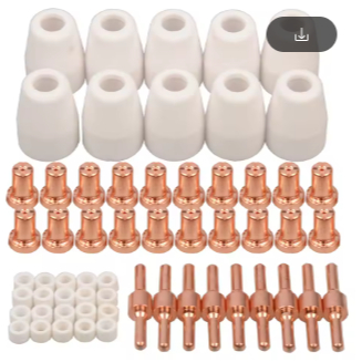 PT31 PT-31 LG40 Plasma Cutter Electrode Tips Cup Extended Consumables Kit For PT-31 CUT40 HYC45D HYC