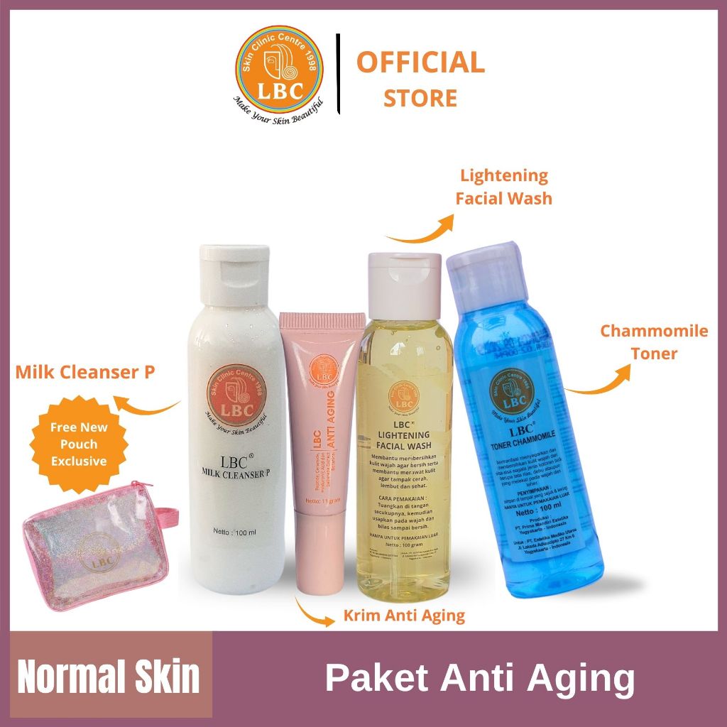 LBC-Paket Skincare Anti Aging/Anti Penuaan
