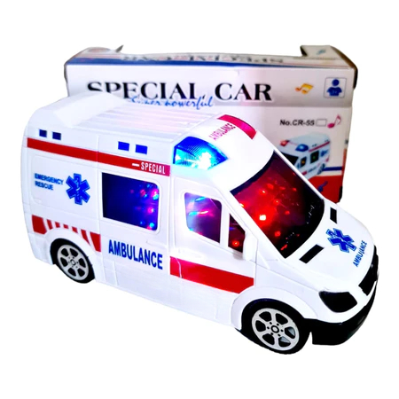 Mobil Ambulance Lampu 3D Cars Mobil Mainan Ambulans Dengan Lampu