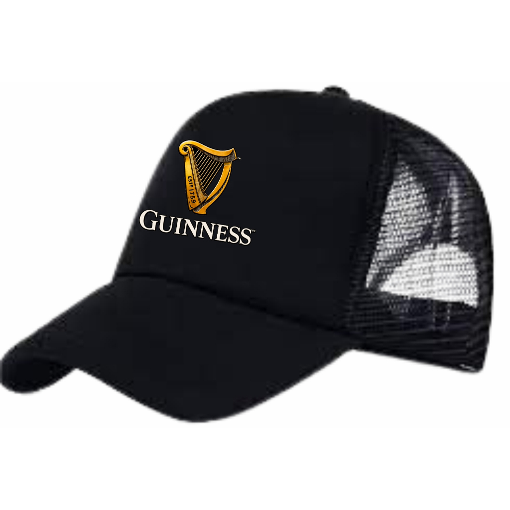 Topi Guinness Jaring / Topi Trucker Distro / Topi Jala Pria Wanita
