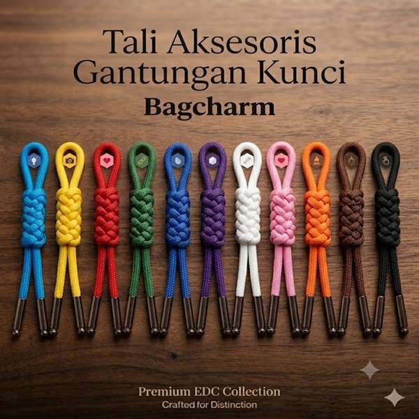 Tali Ganci | Tali Bagcharm | Tali Gantungan Kunci | Aksesoris gantungan kunci Akrilik bagcharm