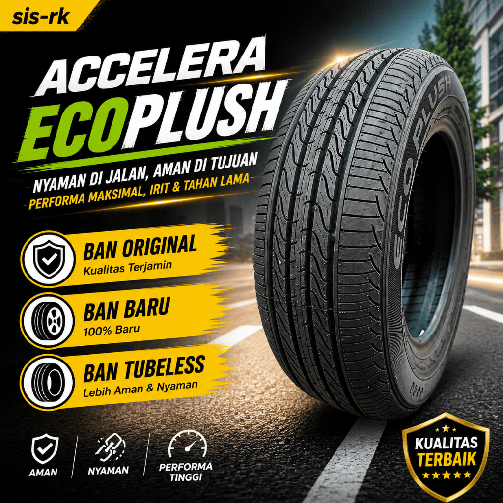 165/70 R14 - Accelera Ecoplsuh 165/70 R14 - Ban Mobil SPresso Picanto Visto