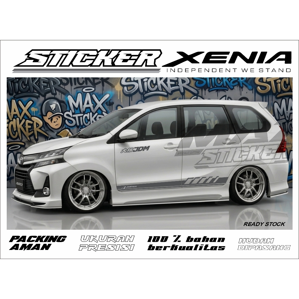 Sticker MOBIL AVANZA XENIA VELOZ 2022 2023 Terbaru Stiker asesories Xenia Avanza VELOZ