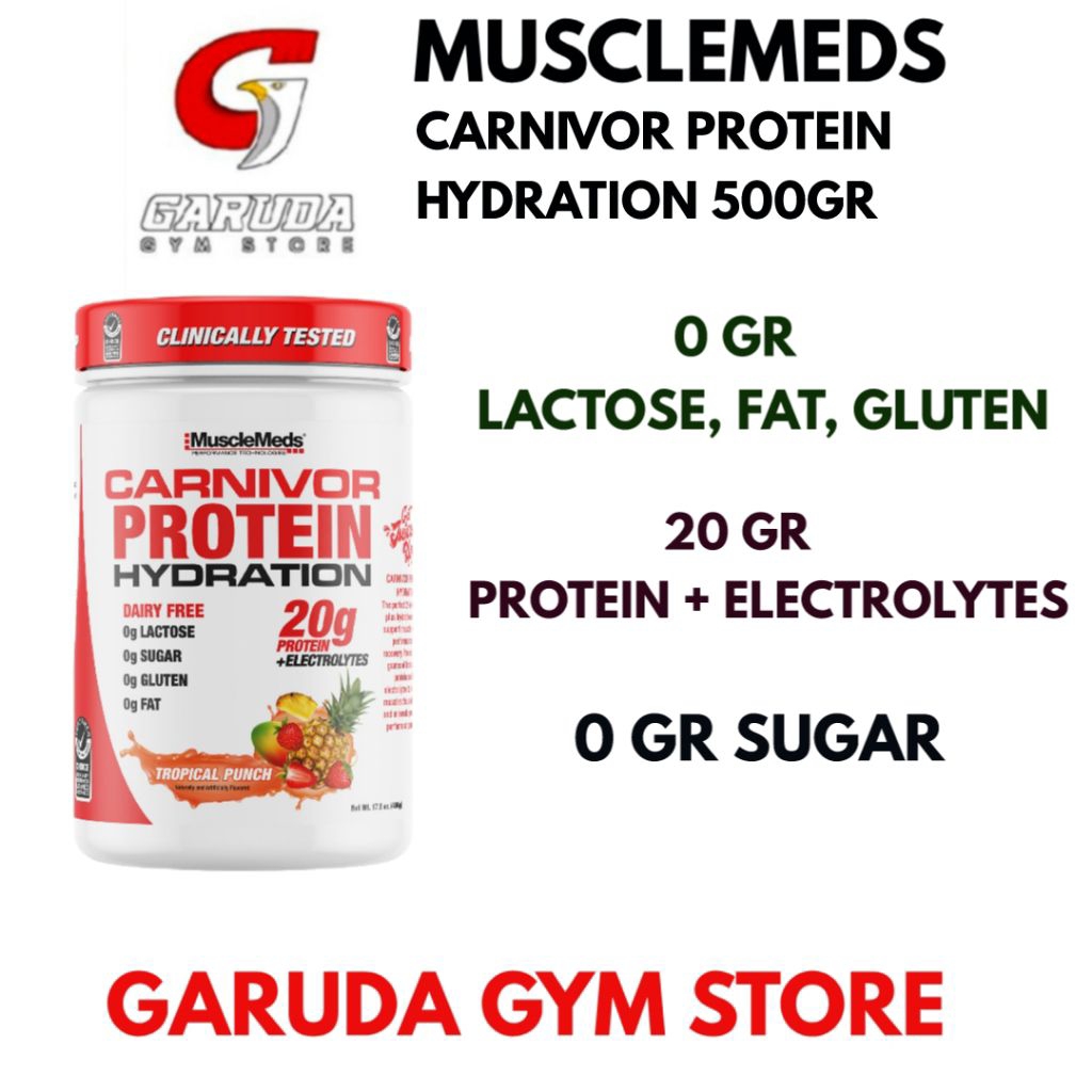 Musclemeds Carnivor Protein Hydration 500 Gr Amino Acid Protein Zero Sugar