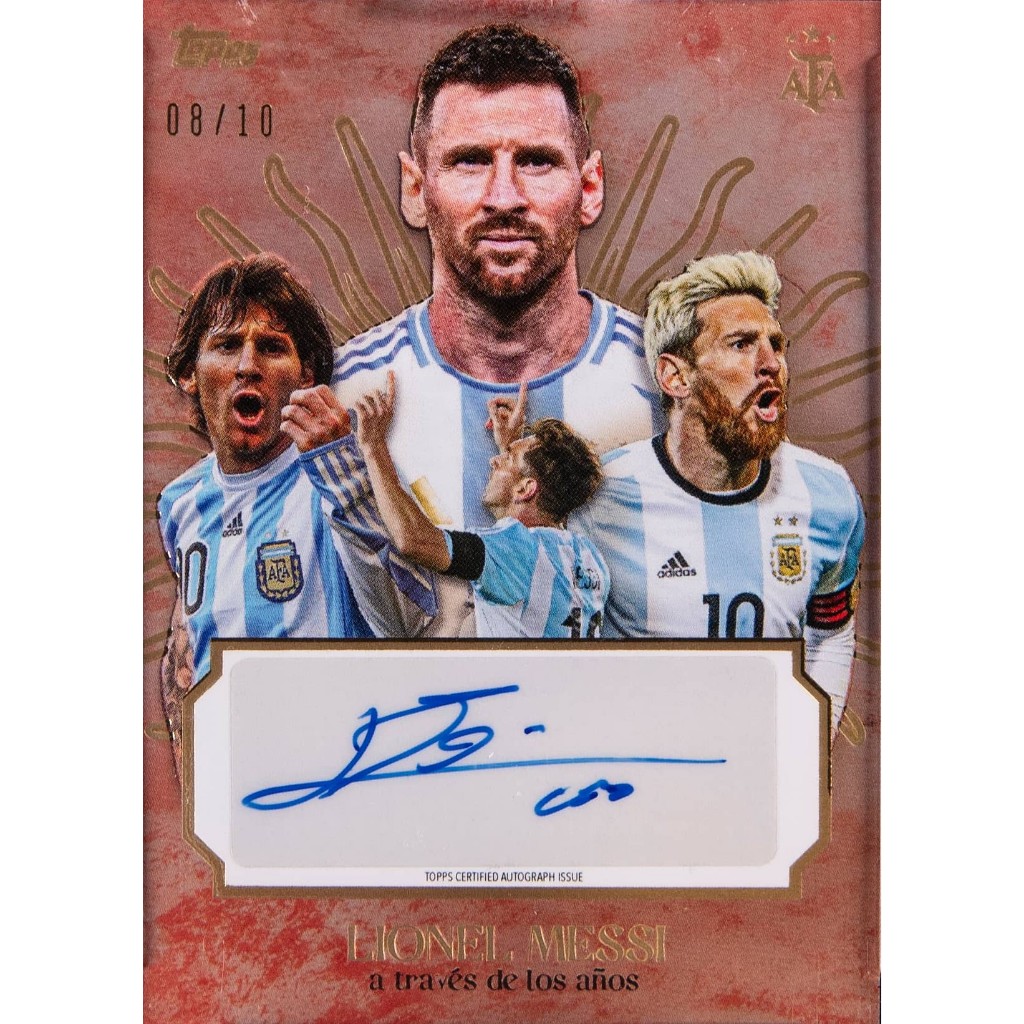 Fullprint Replica Kartu Mainan Anak Jadul Bola tanda tangan Messi leyendas