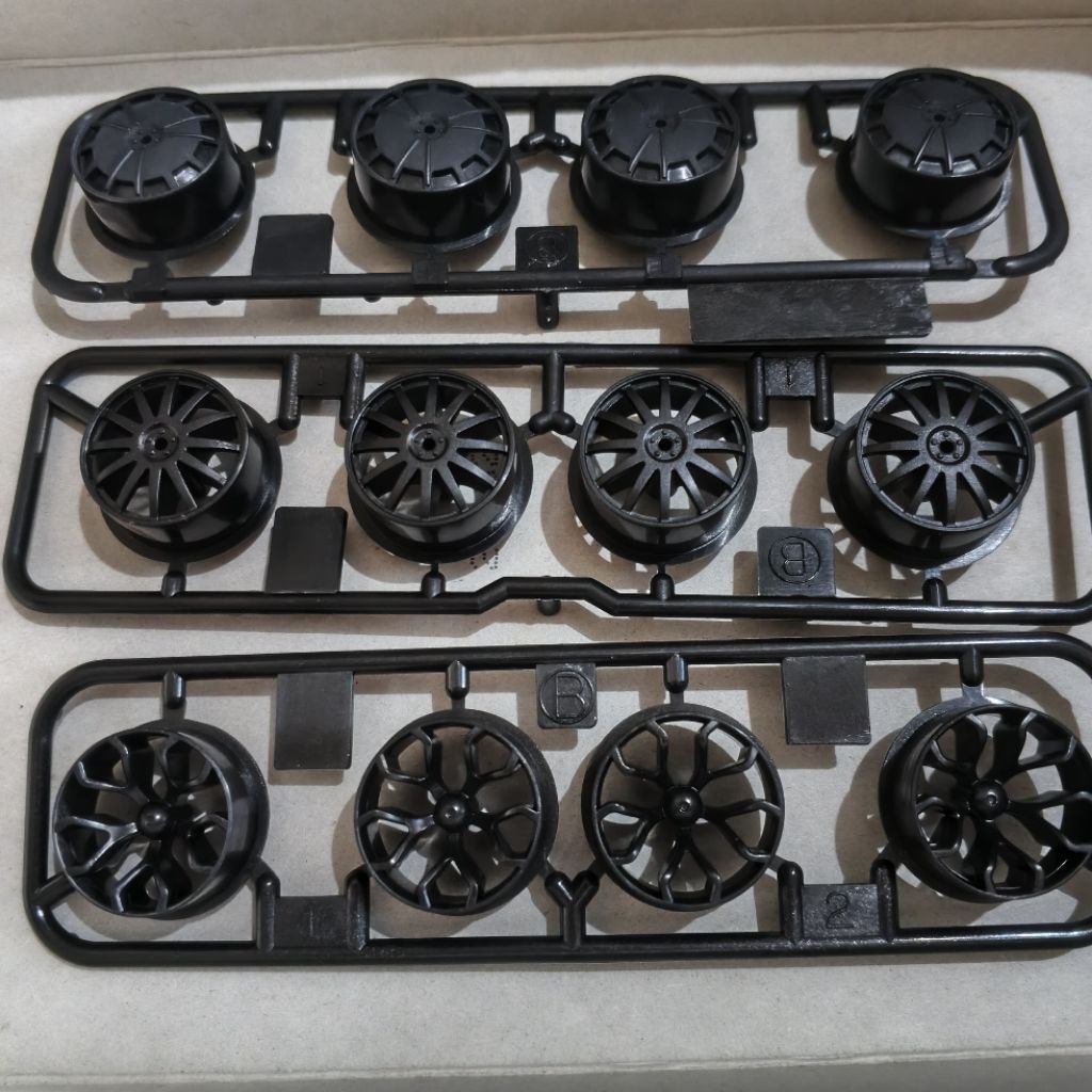 tamiya velg medium carbon original / velg Fin carbon Tamiya / tamiya velg dish carbon / velg carbon 