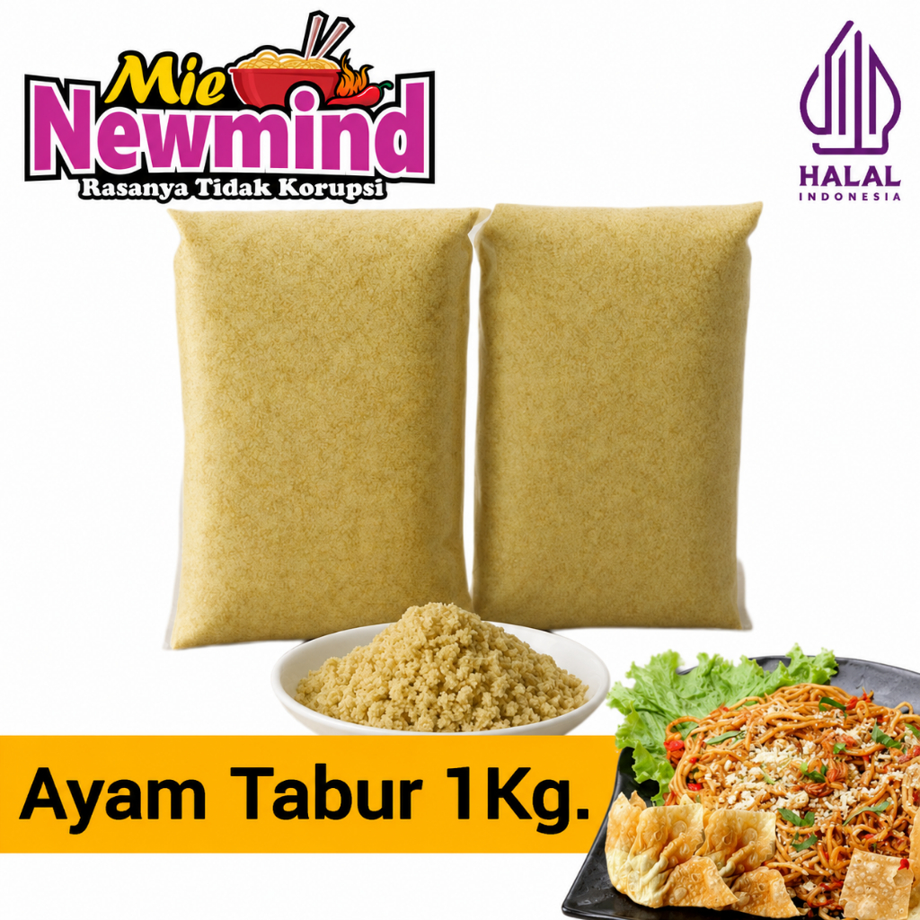 Ayam Tabur Siap Pakai MIE NEWMIND 1KG Khusus Pulau Jawa