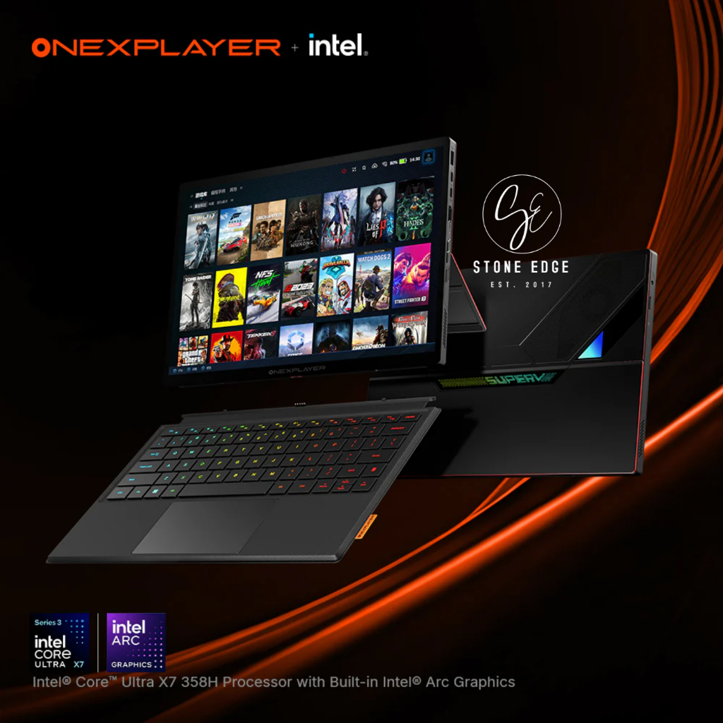 ONEXPLAYER Super V – Tablet Windows Premium 14” OLED 120Hz | Intel Core Ultra X7 358H | Intel Arc B3