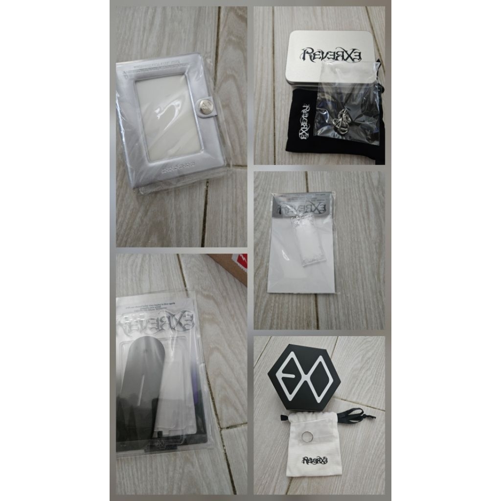 exo exoverse exhorizon reverxe md merch official ring kolbuk collect book ear cuff standee acrylic t