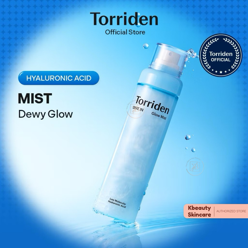TORRIDEN DIVE IN Glow Mist | Pearl Glow Mist I with 5D Hyaluronic Acid I Available in 2 Sizes: 50ml 