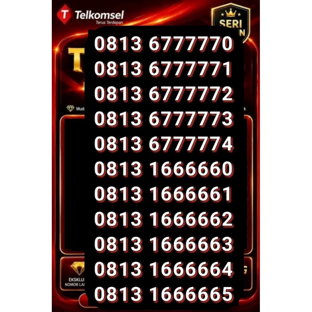 NOMER CANTIK 11 DIGIT 3GB PILIHAN PANCA