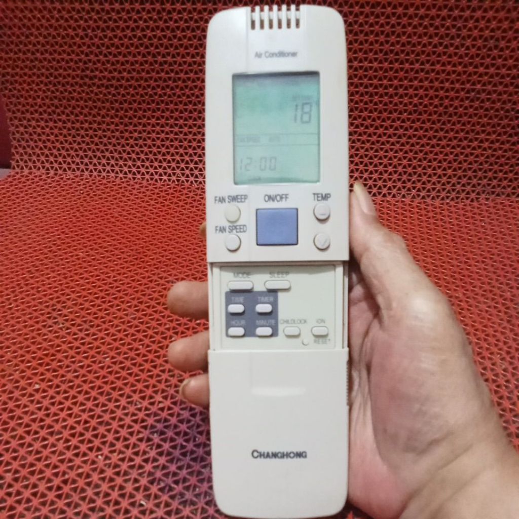 REMOT AC CHANGHONG,FAN SPEED,FAN SWEEP,100% ORIGINAL